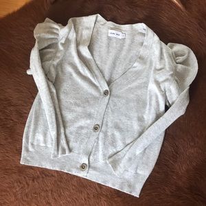 Line & Dot (Anthropologie) Ruffle Cardigan